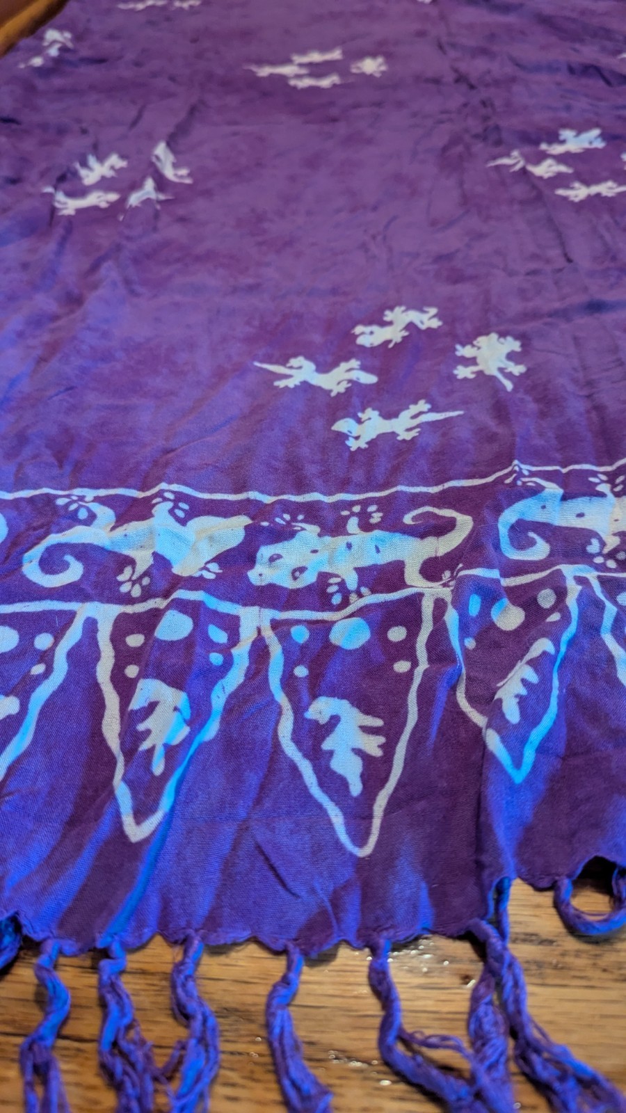 Purple Accessory Lot – 4 Scarves, Necklace, 2 Earrings, & Stone