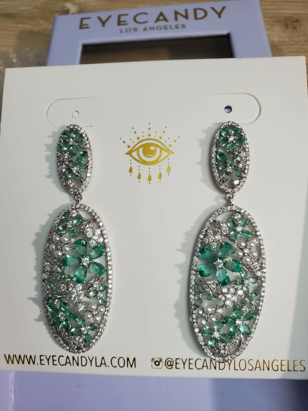 Eyecandy Los Angeles The Luxe Collection Olivia Earrings ER527385 Brand New