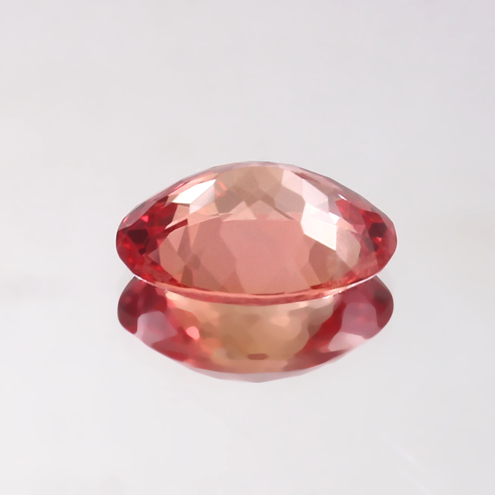 Natural Flawless Ceylon Padparadscha Sapphire Loose Oval Gemstone Cut 14×10 MM