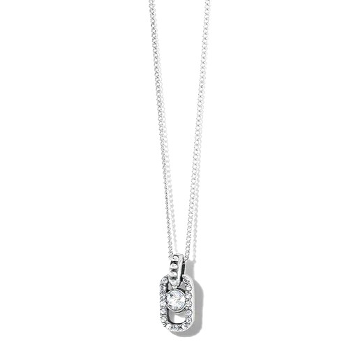 NWTag Brighton ILLUMINA LIGHTS ALLURE Petite Silver Necklace MSRP $68