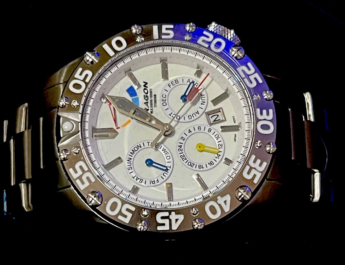 Aragon A705WHT Enforcer TI 9100 Automatic 50mm
