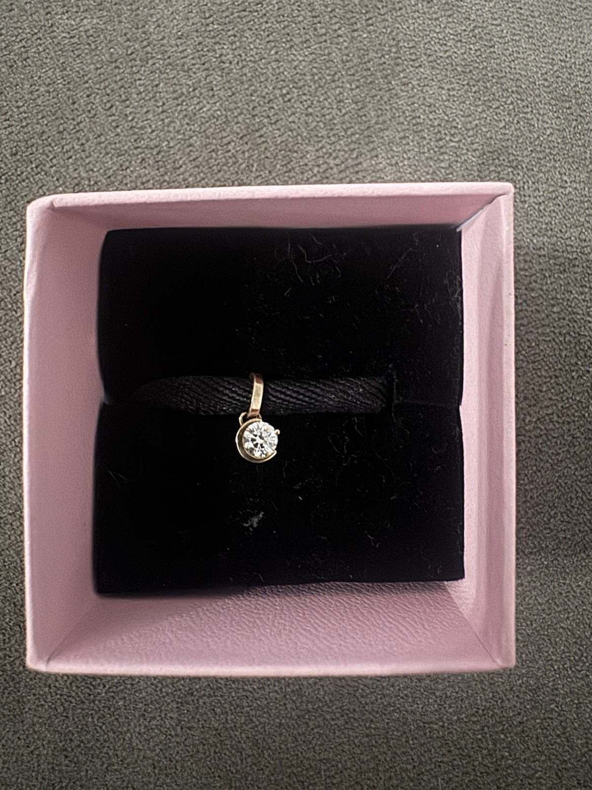 Pandora Talisman 14k Gold Lab-grown Diamond Moon Pendant 0.25 carat tw 14k Gold