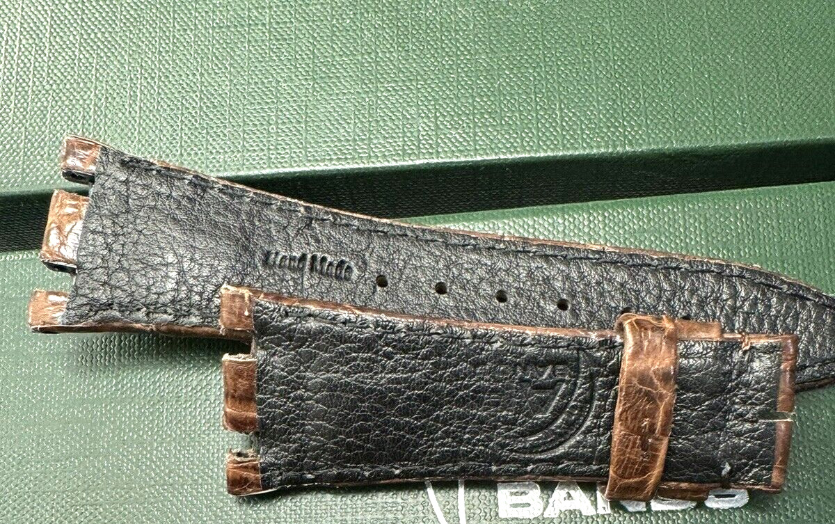 Audemars Piguet AP BAND Watch Strap Hornback Brown Alligator 26 x 18 New in Box