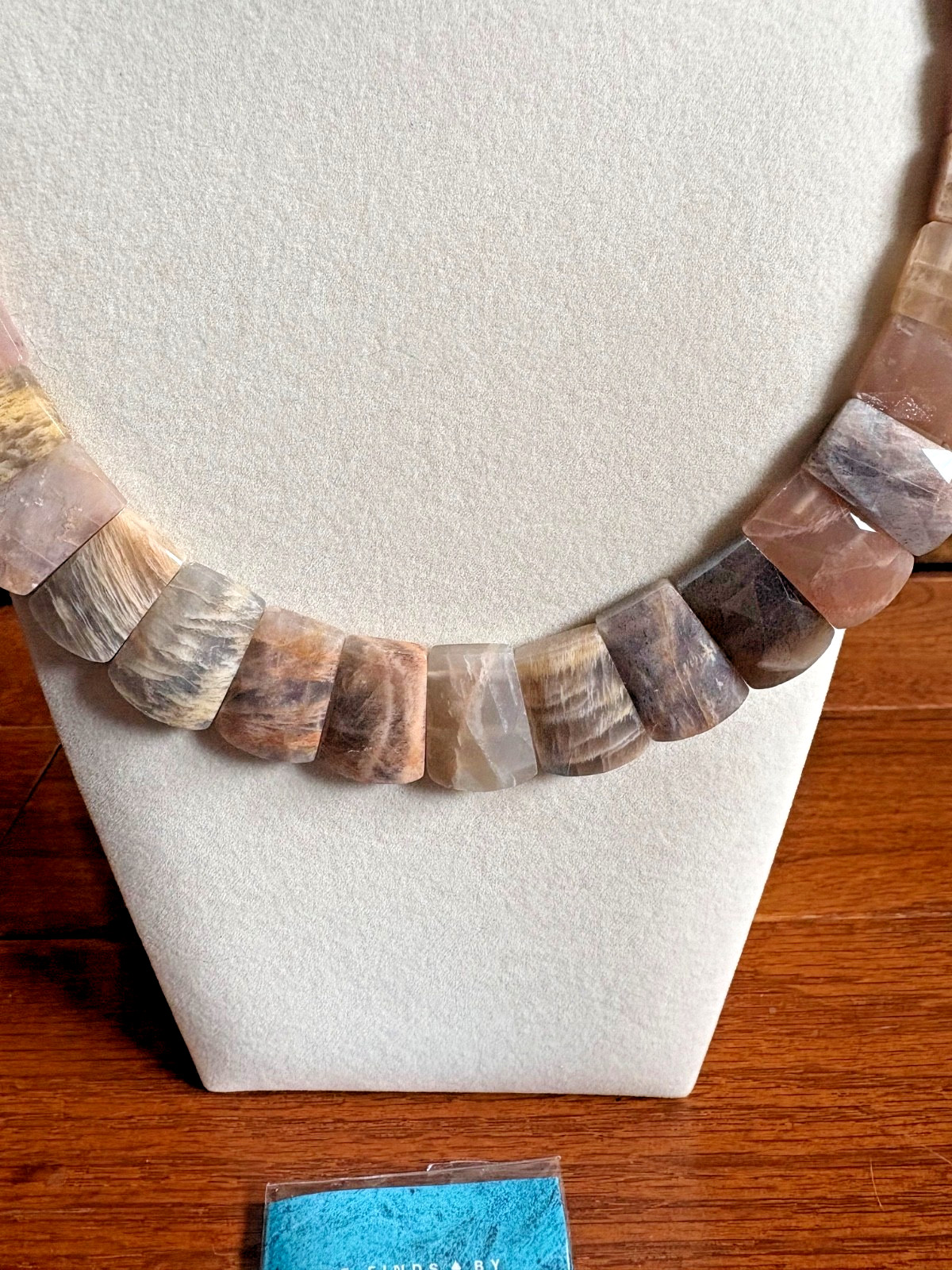 NEW Sterling Silver Agate Necklace Pink/EarthTones Mine Finds By Jay King – S1