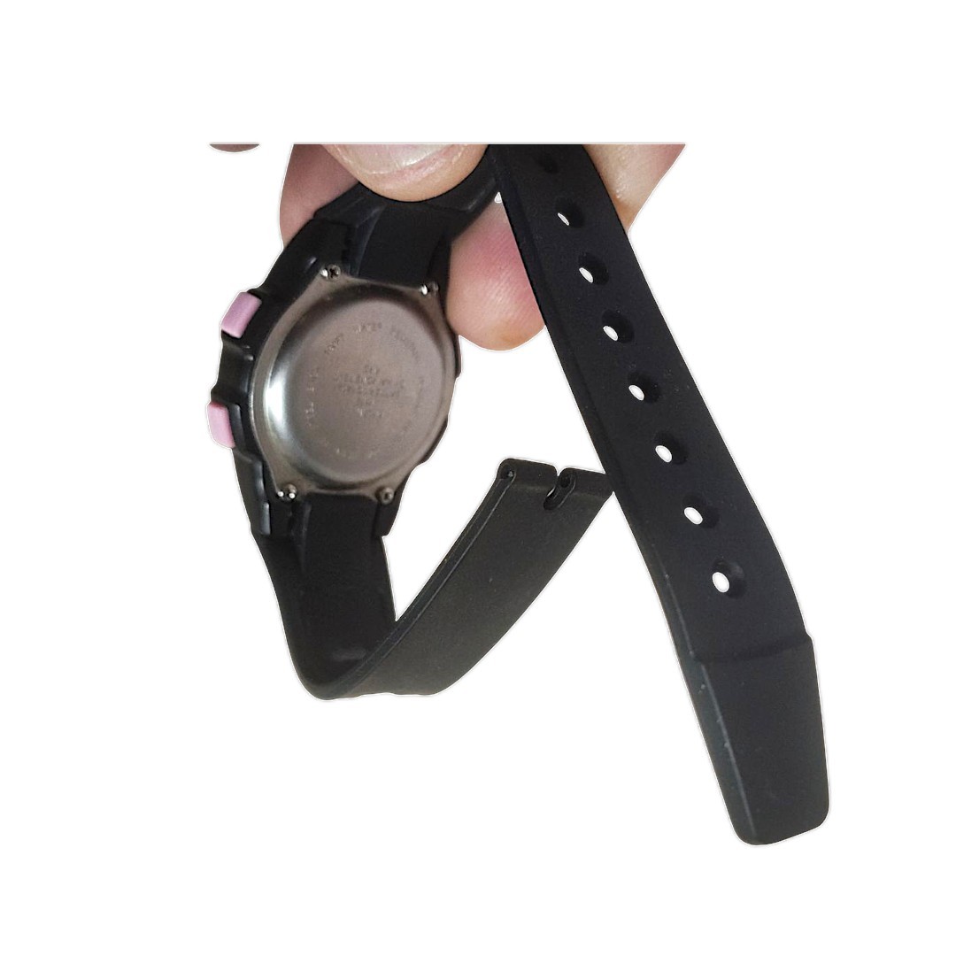 Vintage Ladies Digital Sports Watch WR 100ft (MISSING BUCKLE TONGUE & LOOPBAND)