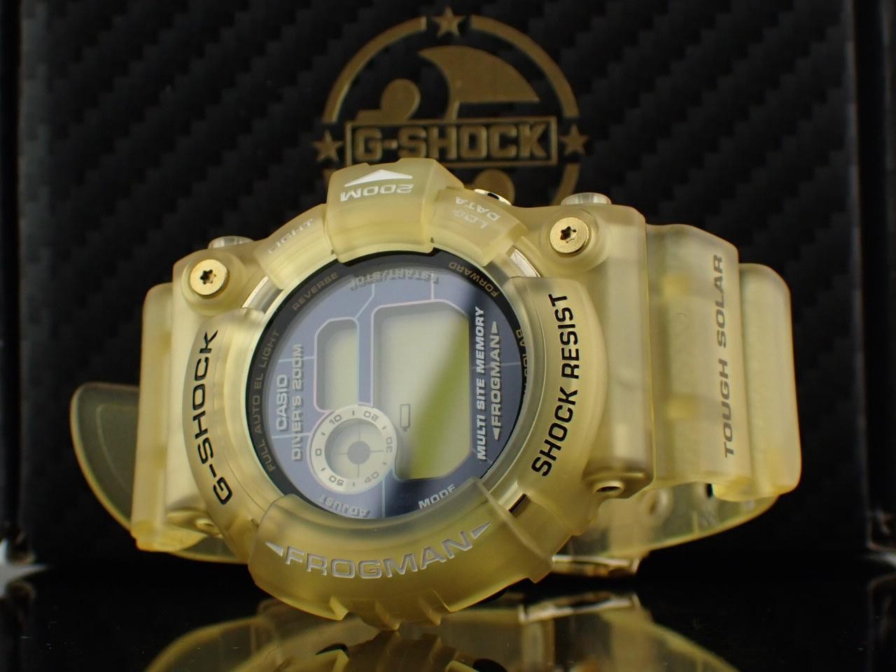 CASIO G SHOCK FROGMAN 25th Anniversary Model Glorious Gold GW 225E 7JF Used Exce
