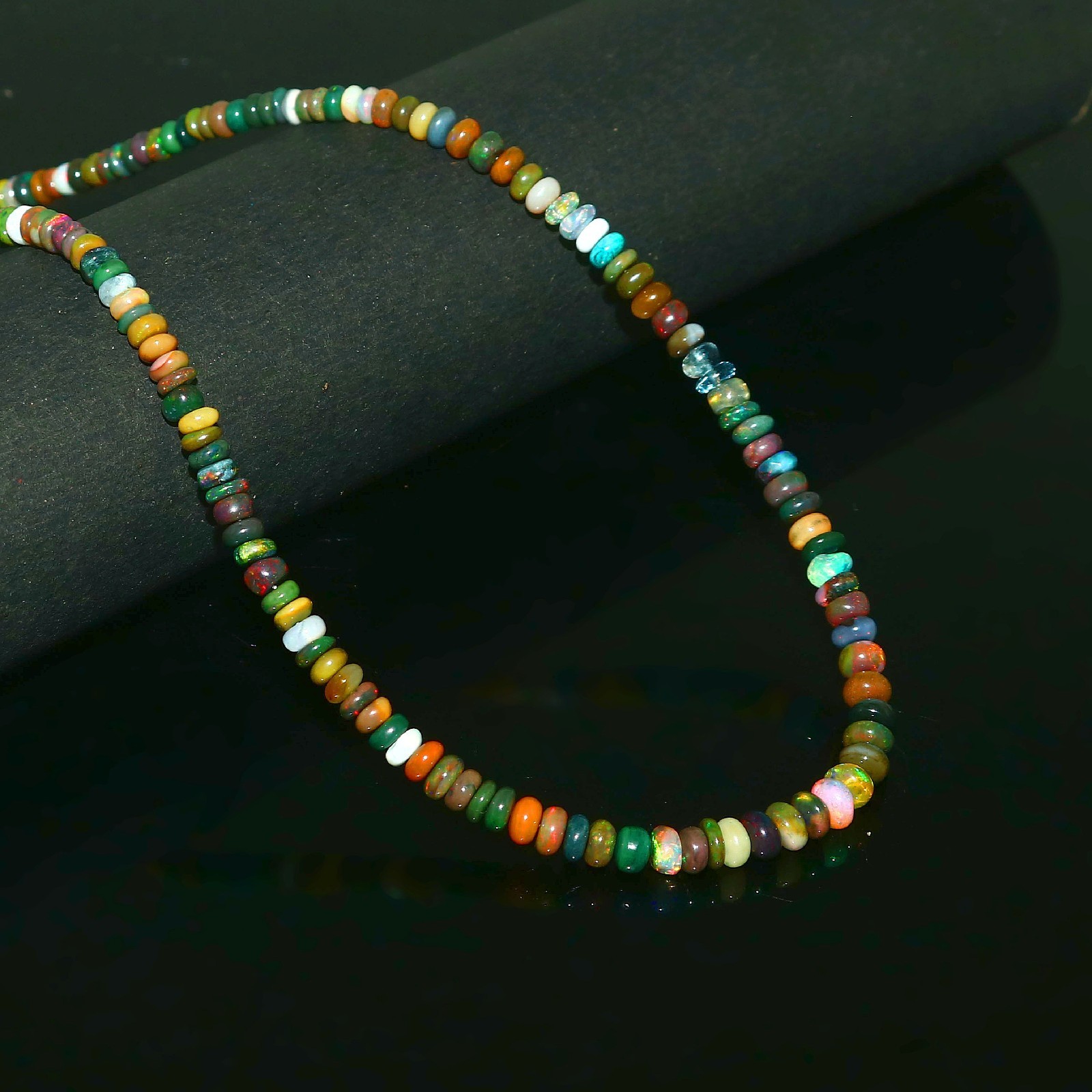 Top Quality Opal beads Rondelle Opal Beads Multi-Color Opal Gift For Mother