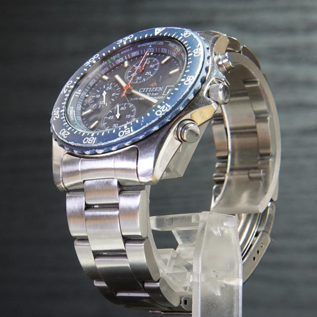 Citizen Promaster Quartz Chronograph 40x45mm Retro wrist 16cm/6.3in