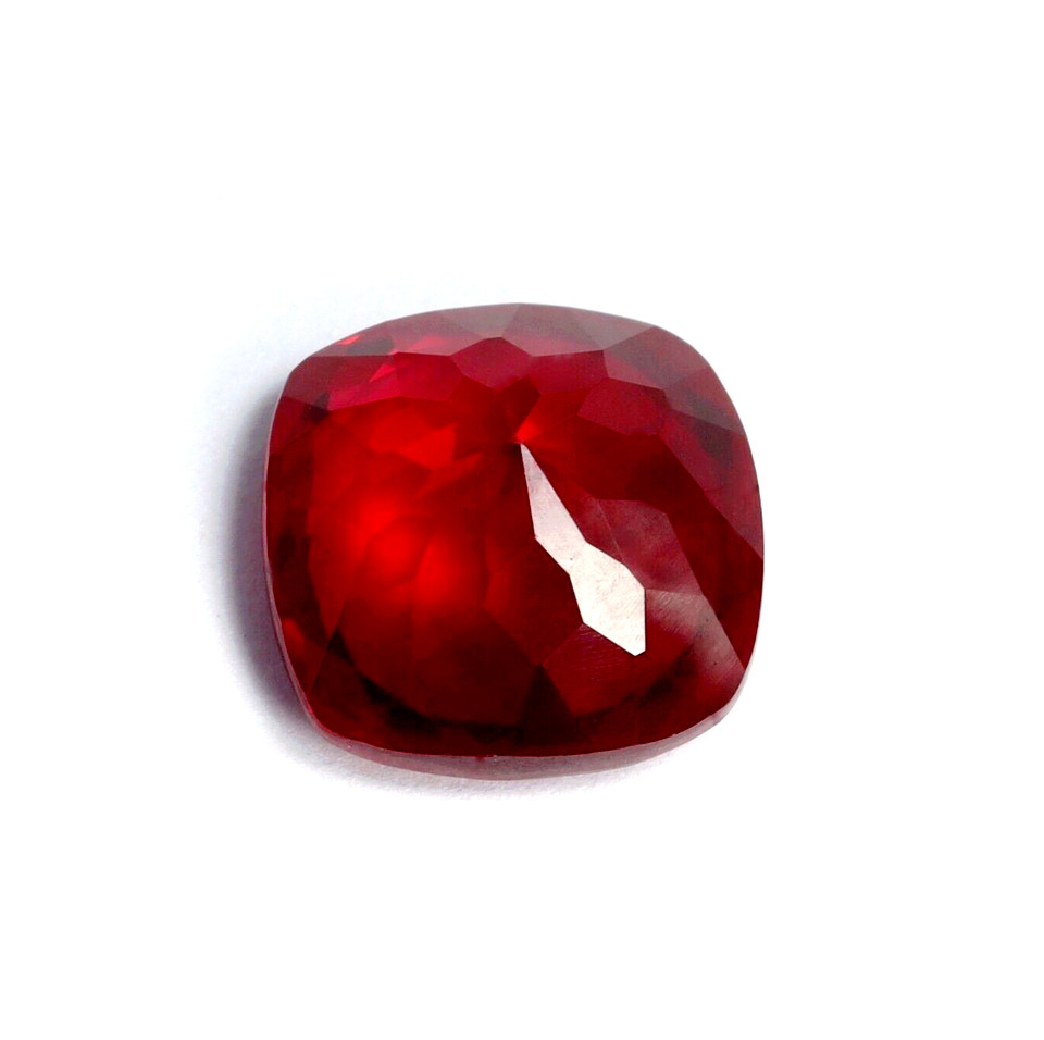 Natural Red Ruby 7.20 Ct Cushion Shape Certified Loose Faceted Gemstone