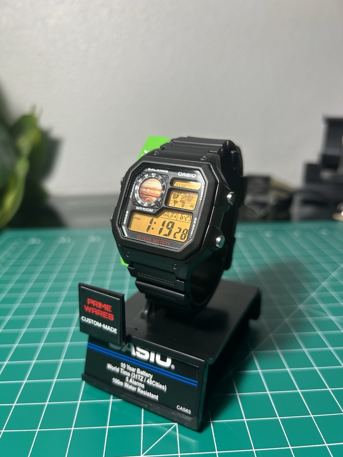 Custom Casio AE1200 Royale Watch | Jupiter Text Removal Mod