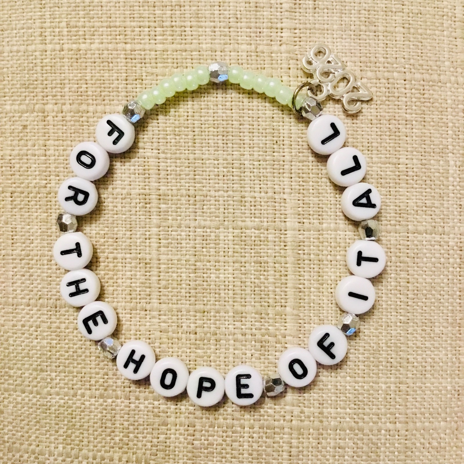 2026 Graduation Friendship Charm Bracelet – For The Hope Of It All (August)