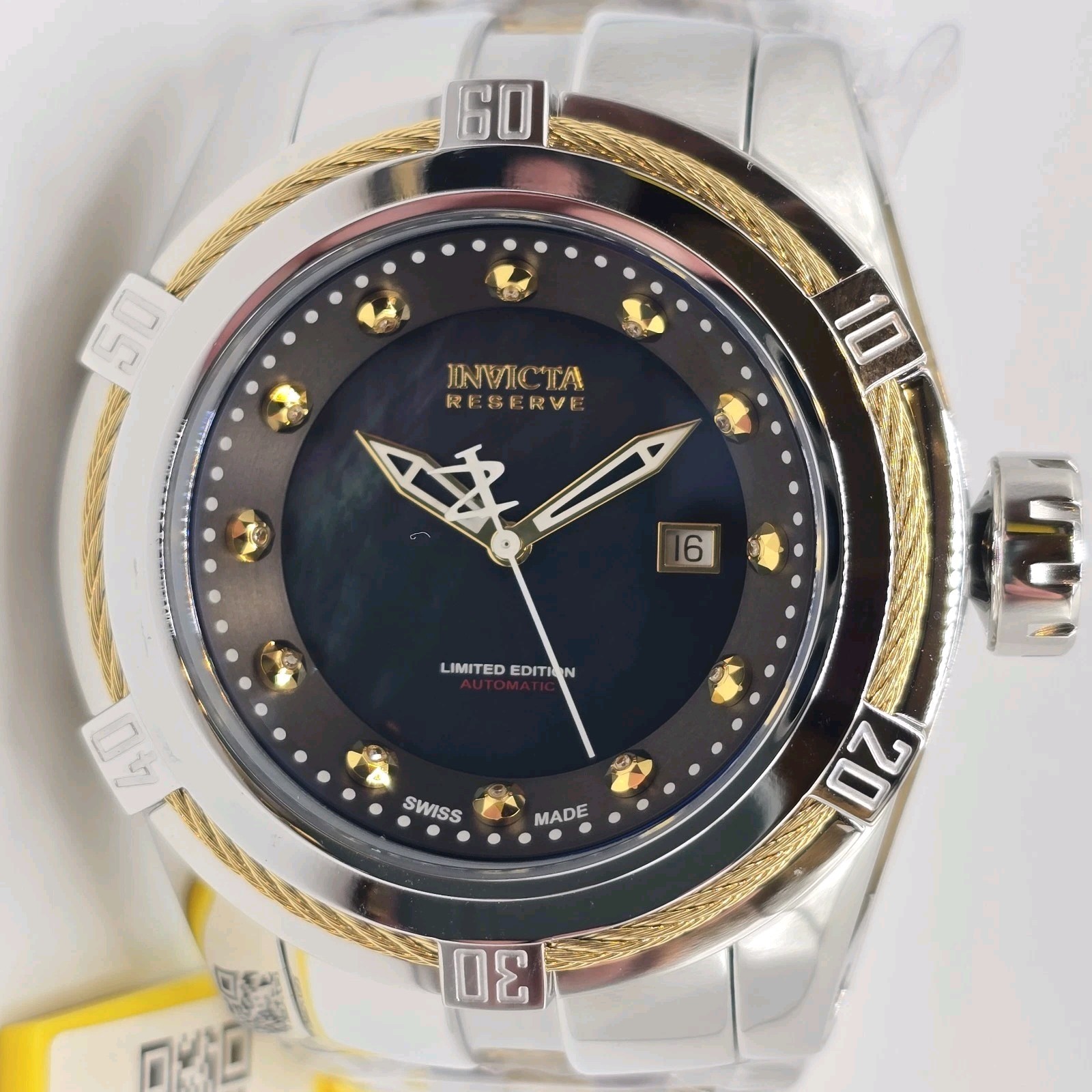 Invicta Reserve Men’s Bolt Zeus Heritage Swiss Made Automatic Watch 31625 53mm