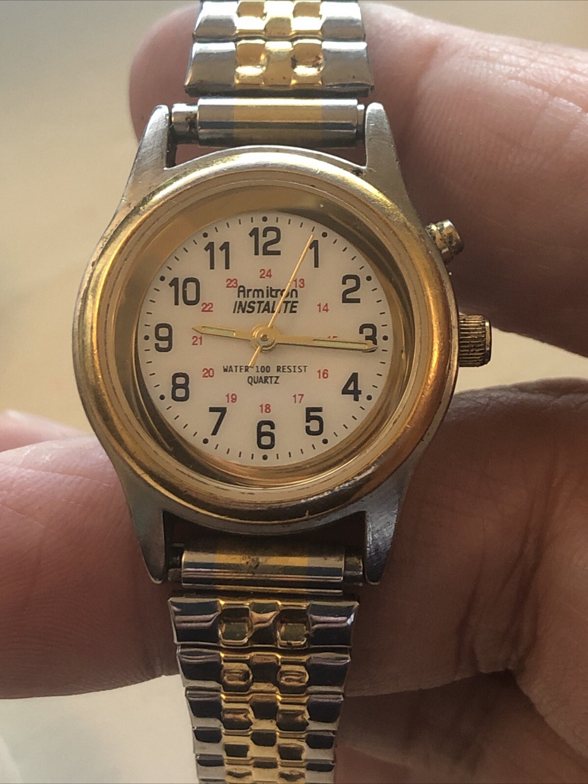 Armitron Instalite Women’s Watch NEW BATTERY