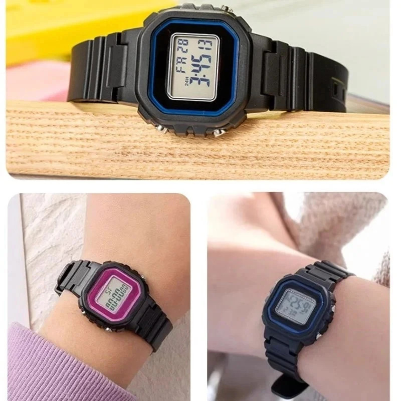 Rubber Resin Watch Strap for Ca.sio LA20WH-1B 14x10mm Black Convex Slim Band New
