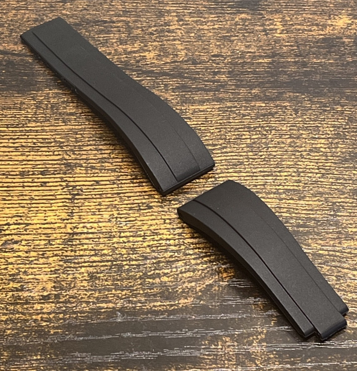 20mm Silicone Rubber Strap Band For Rolex Oysterflex Datejust Daytona Submariner