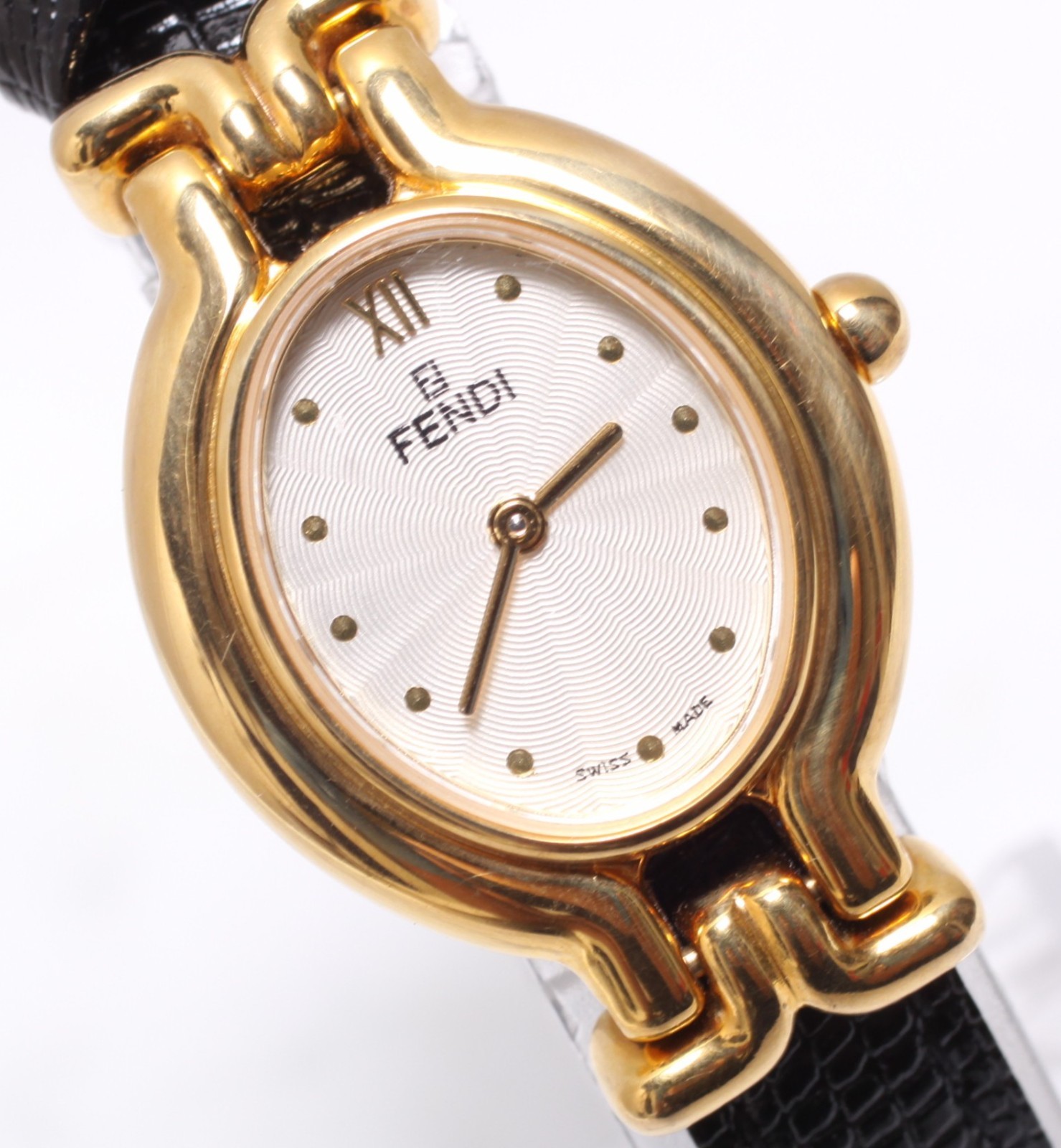 Vintage *N MINT w/Box* FENDI 640L Chameleon 5 Colors Change Belt Qz Ladies Watch