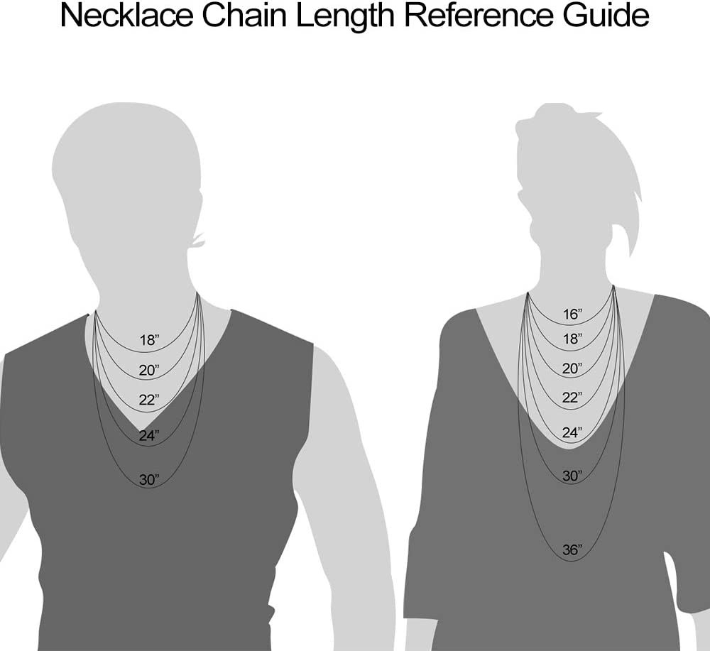 Cross Necklace for Men Teen Boys, Silver Black Gold Stainless Steel Plain Cross