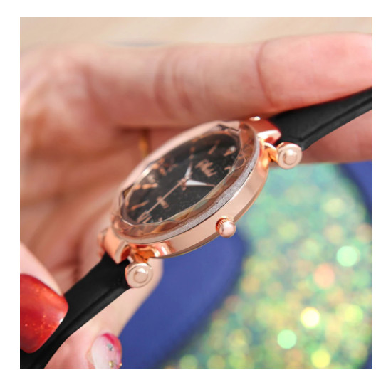 Reloj Moda Estrellas para Mujer Accesorio Luminoso y Encantador Romana Lujo