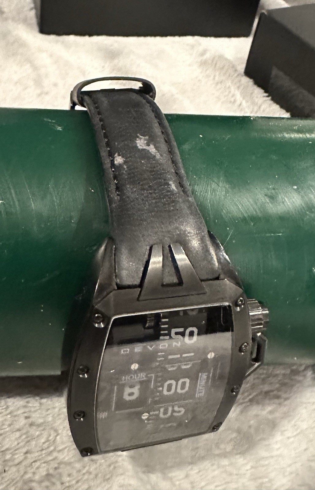 Devon Tread 2 Nightmare Chronograph PVD DLC Limited Complete Set with Box