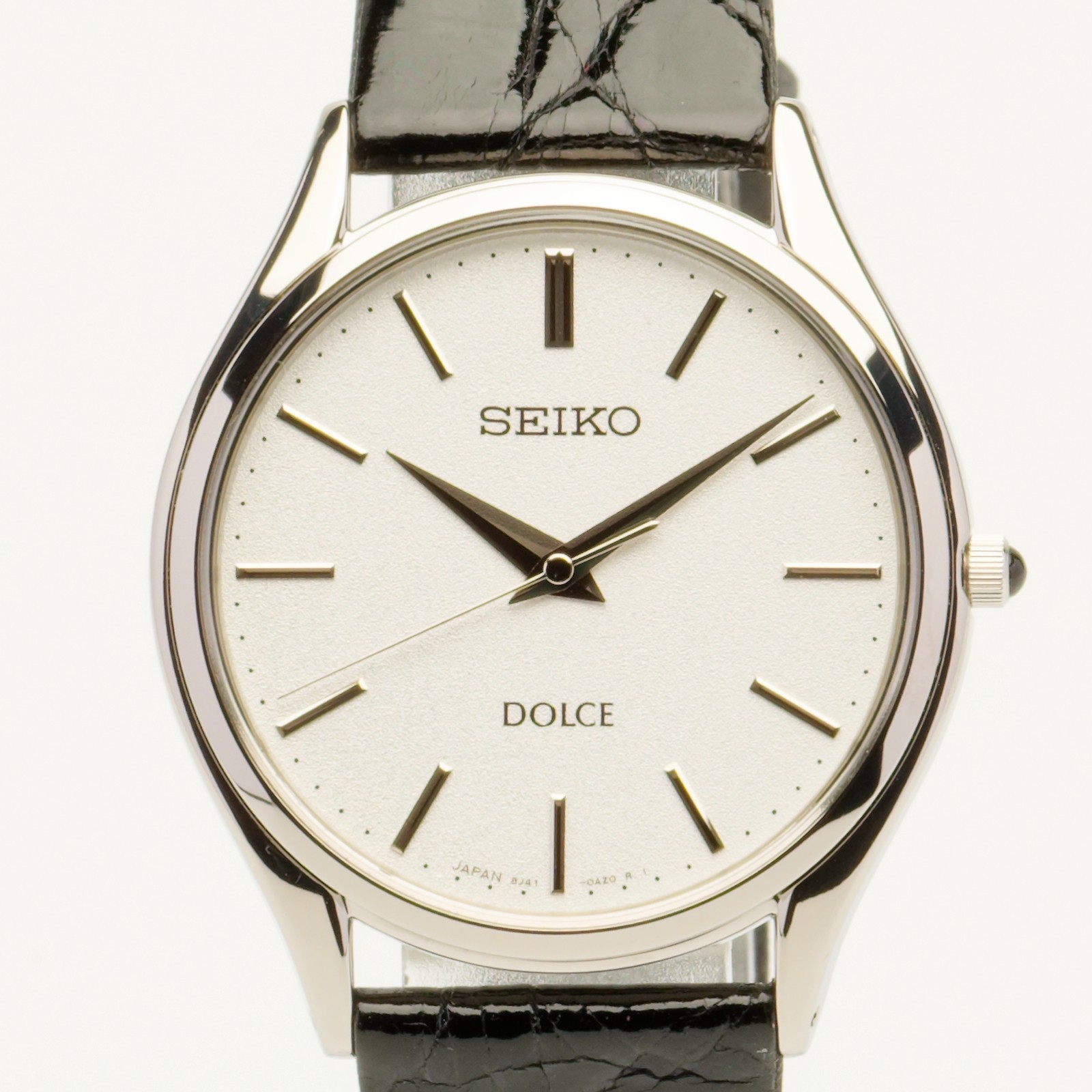 [NOS w/ BOX & PAPER] SEIKO Dolce 8J41-0AJ1 SACM171 32mm White Quartz Men’s Watch