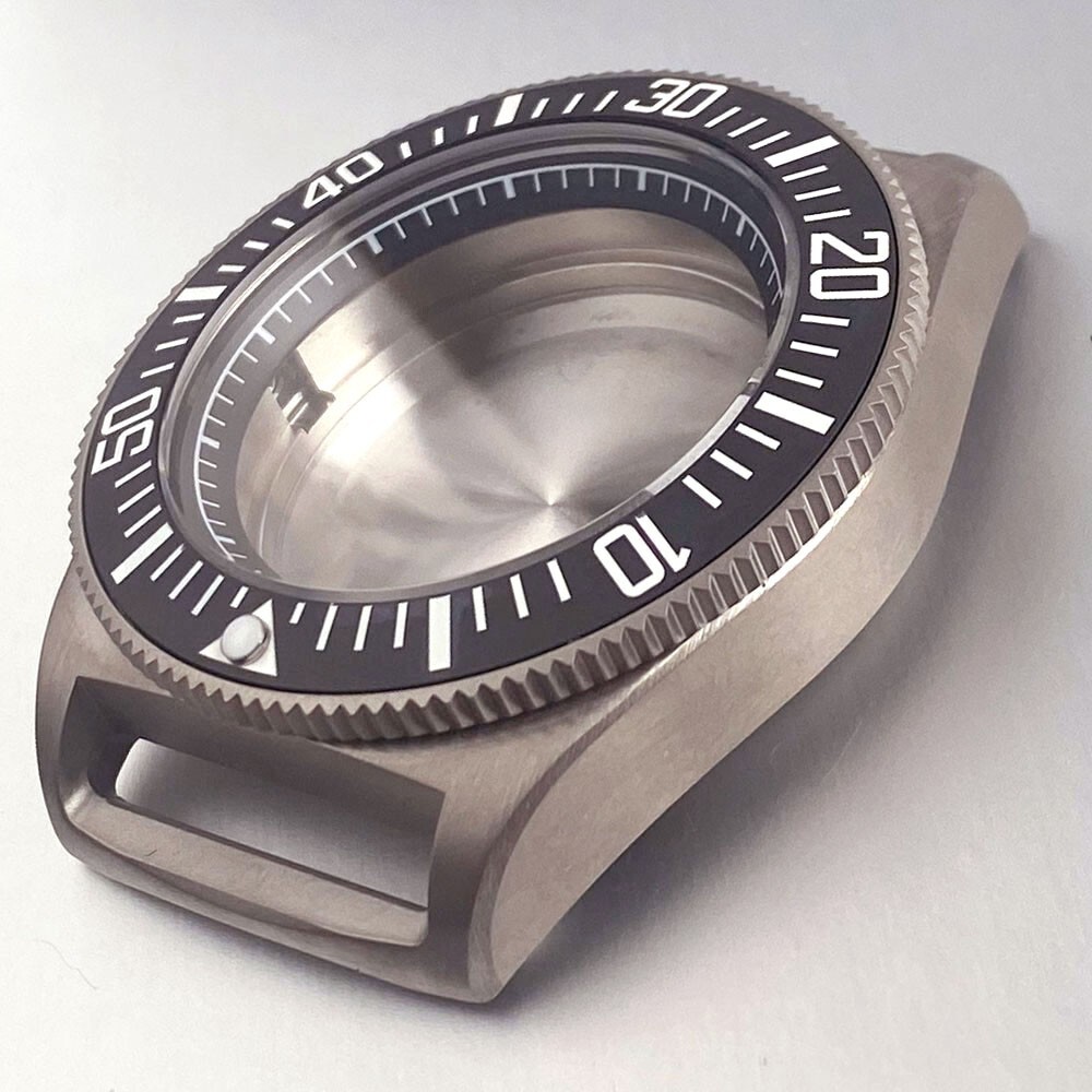 20ATM Diver Titanium 42mm Sapphire Watch Case Fit NH35 NH36 ETA2824 Miyota 8215