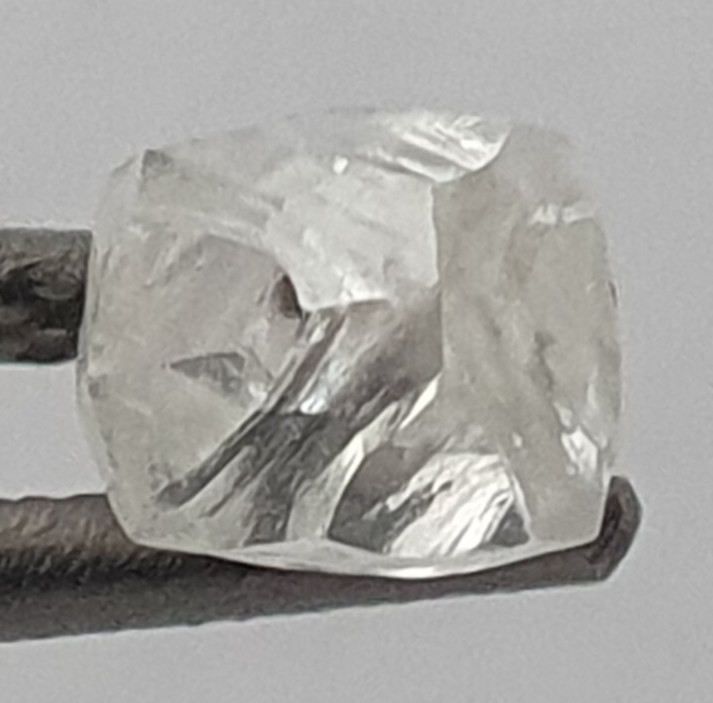 0.62 ct. Natural Flawless Raw Rough Diamond – Color H – 360° VIDEO – YL2599