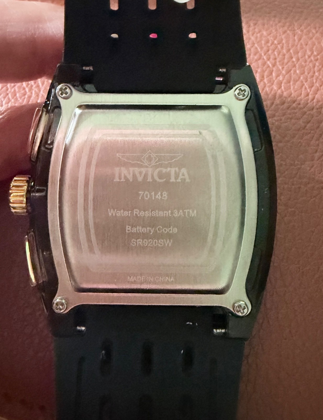 Invicta S1 Rally Men’s Watch Black Gold 70148 42mm Black Silicone Band RV $199