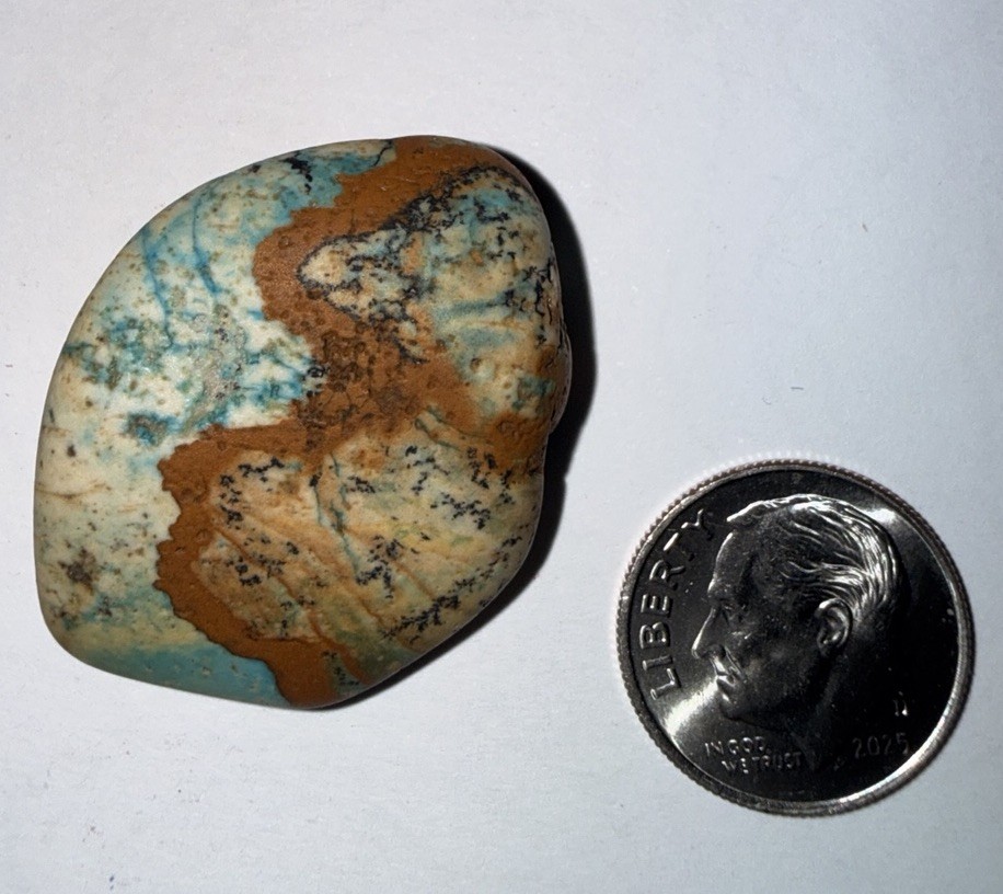 50.5ct Royston Turquoise Tumbled Genuine Natural American Turquoise