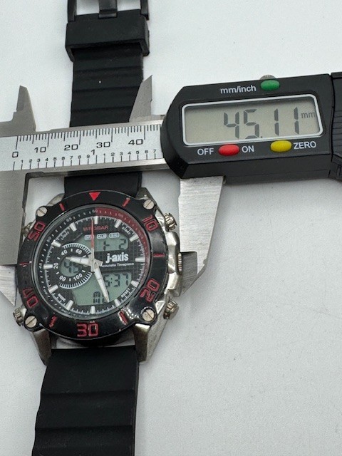 Men’s J-AXIS BG1046 Ana+Digi Quartz Sport Watch New Battery