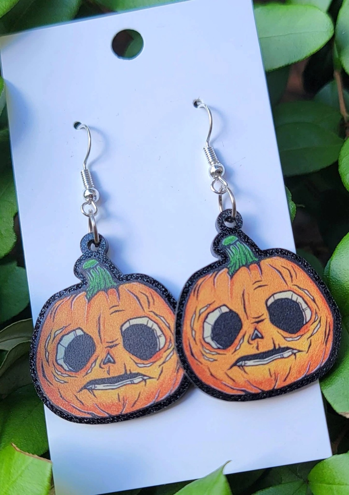 Lil Boo Pumpkin Earrings Halloween Horror Nights Dangly Stud Option