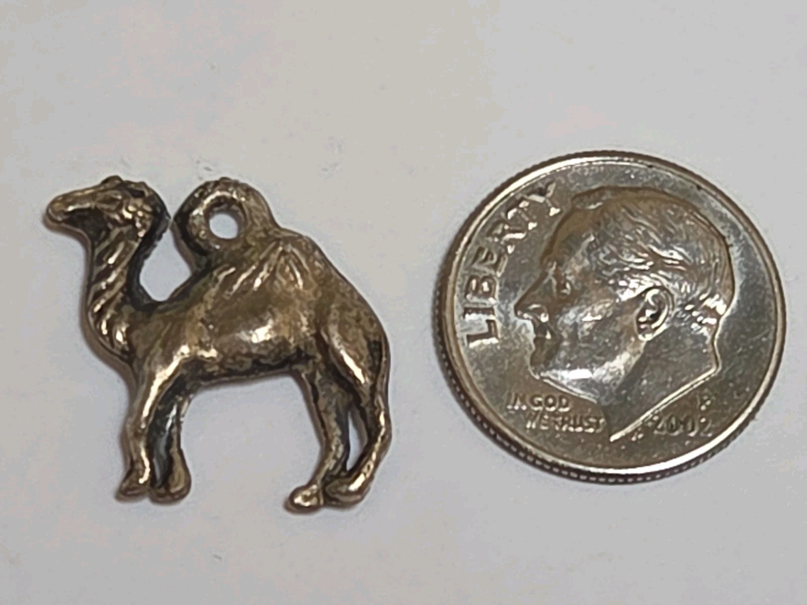 Sterling Silver ~ CAMEL Charm ~ DOUBLE Sided ~ VINTAGE!