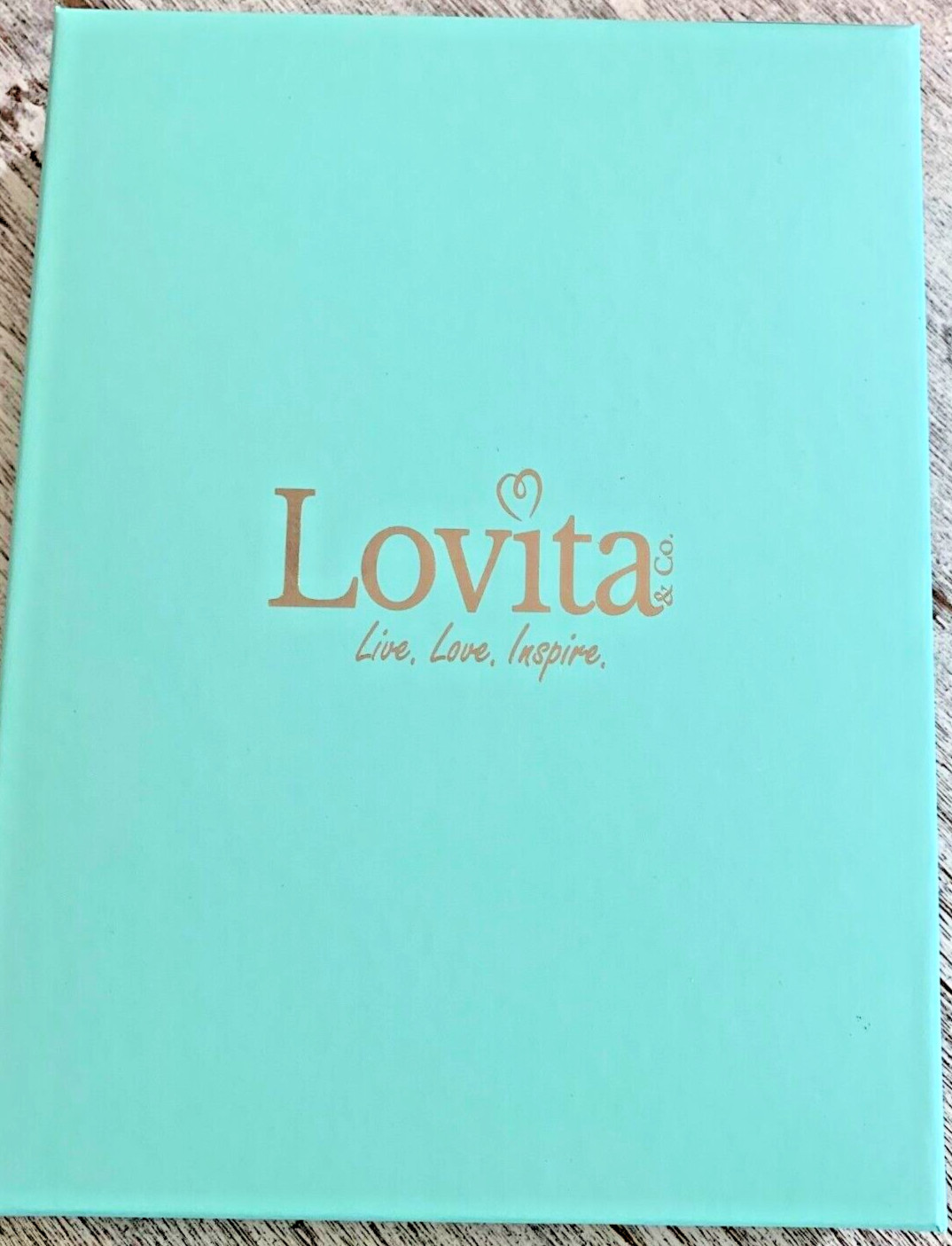 Lovita & Co 18″ RG Plated Layered Station Necklace Earrings 2 PC Set Brand NEW