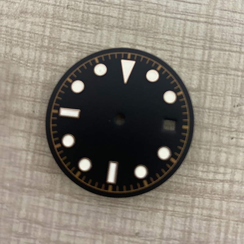 30.5mm Watch Dial Black Plate Parts For ETA 2824 2836 Movement Watchmaker Tool