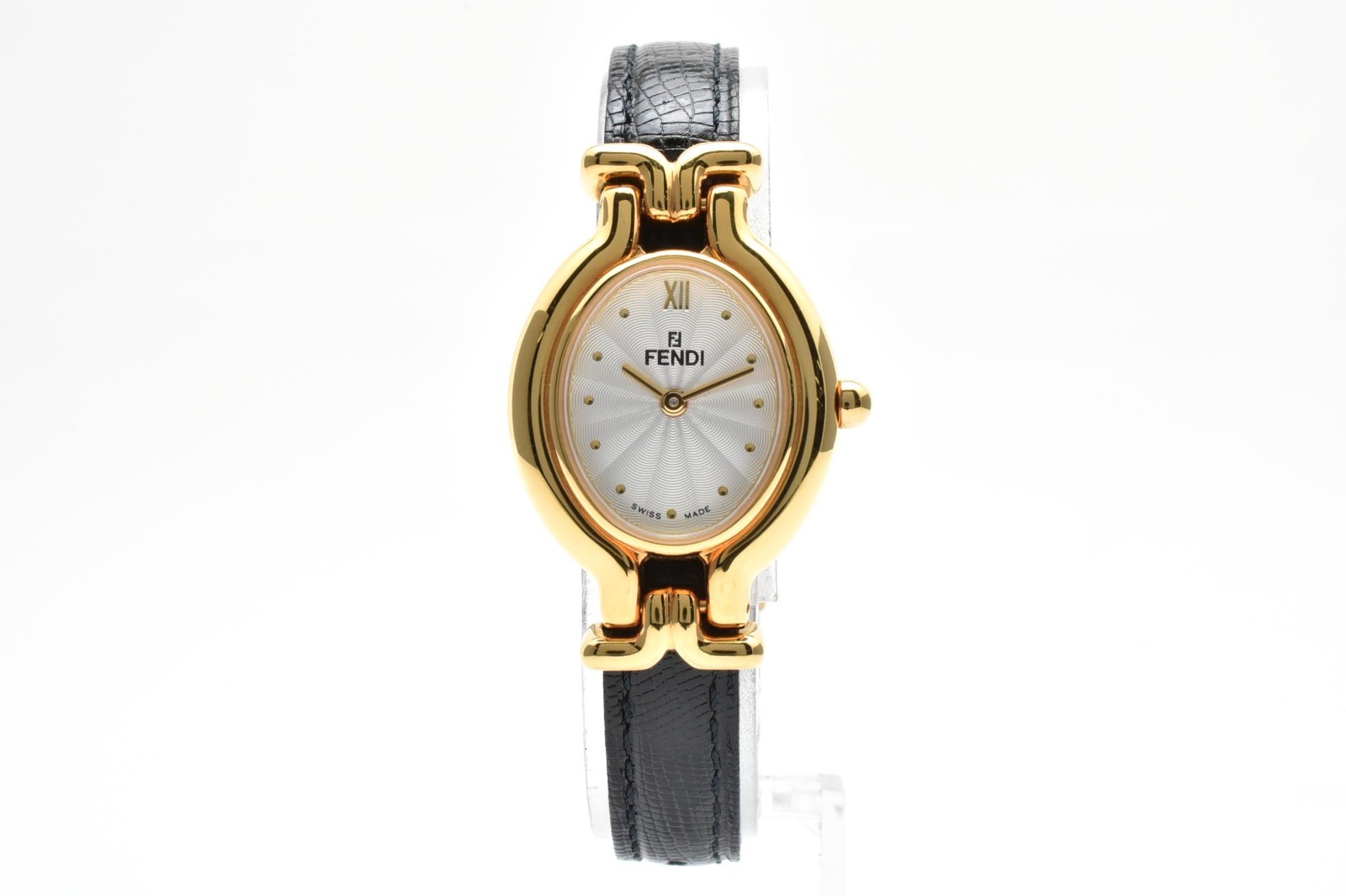 [5 Change Belts Box] FENDI 640L Vintage Women’s Quartz Watch Gold Tone