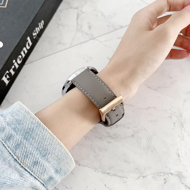 Watch Band Leather Strap For Garmin Vivoactive 5 4 4S 3 Venu 3 3S 2 2S Vivomove