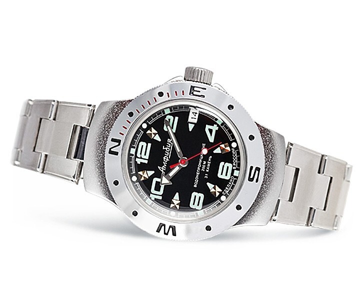 Vostok Amphibia 060334 Watch Diver Mechanical Automatic USA SELLER