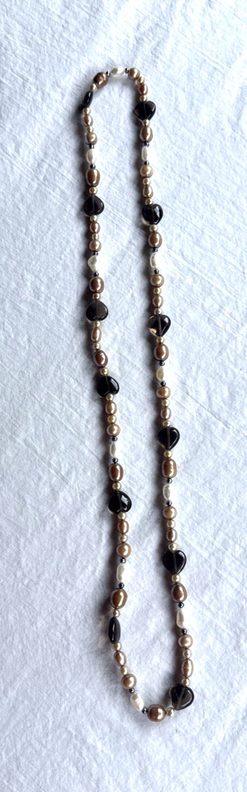 Multicolor Freshwater Pearls Necklace 15 1/2″in Long Timeless Grandmillennial