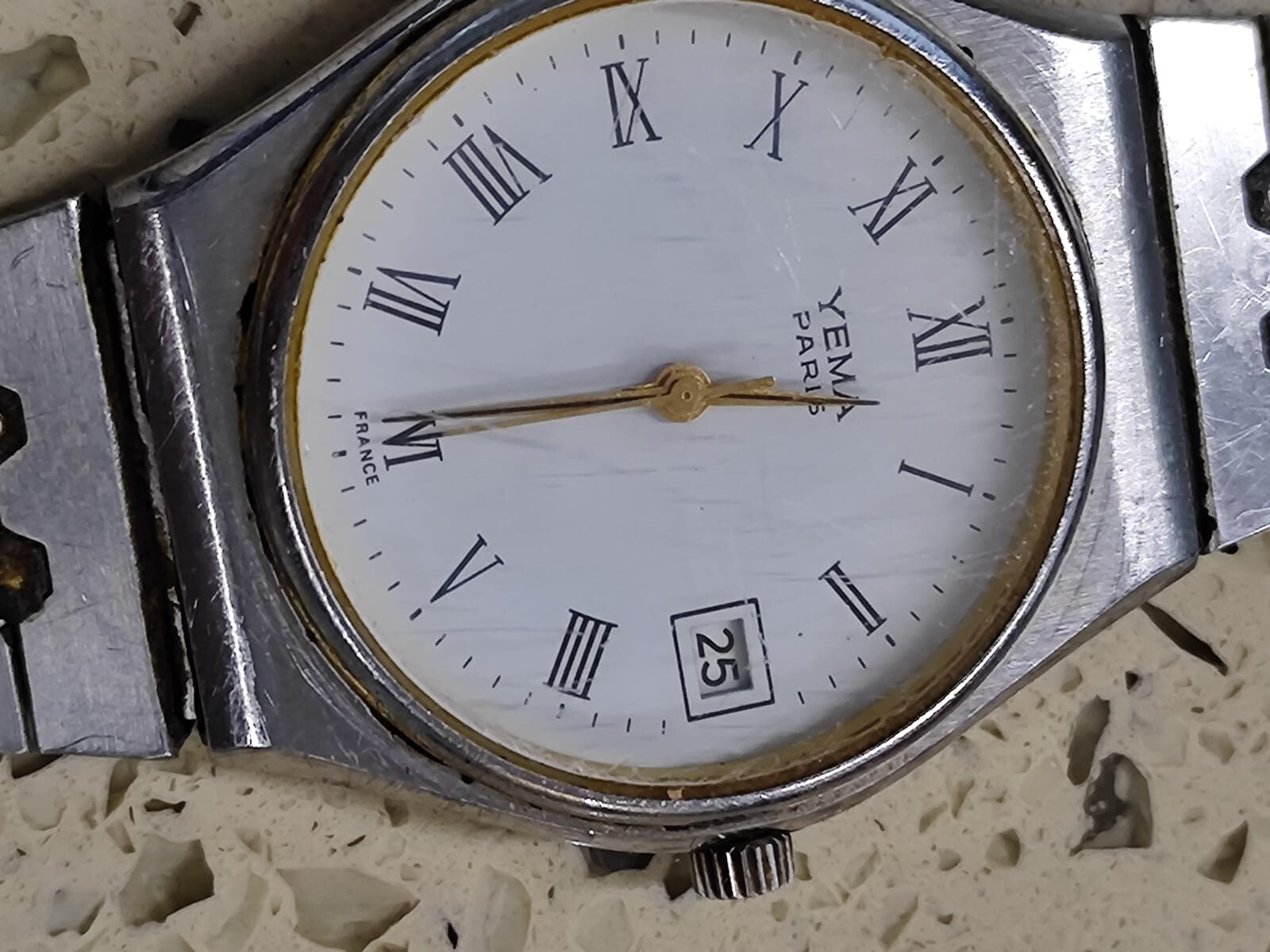 Vintage Yema Paris V7 1V99 Working Used 34mm