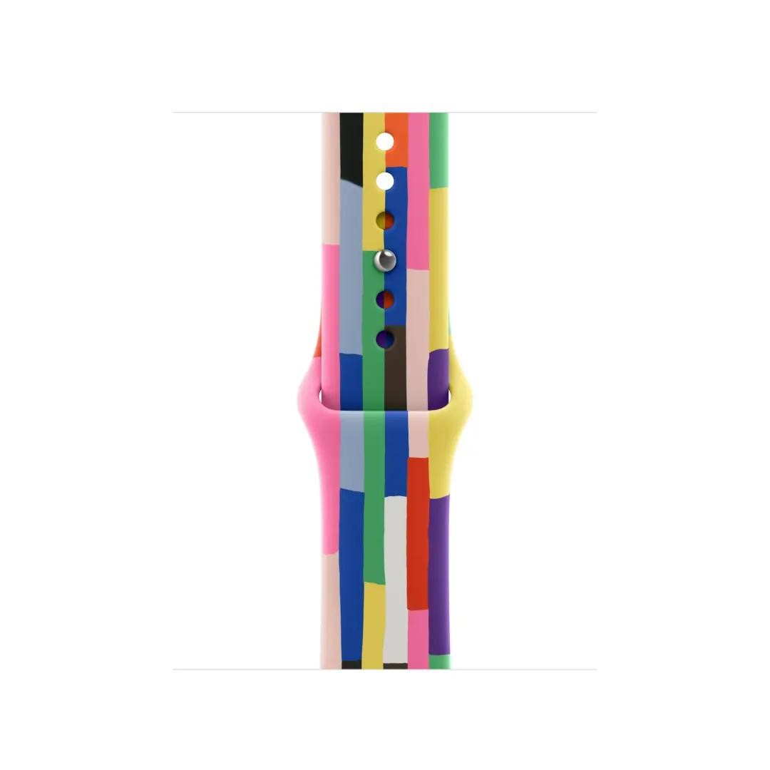 2025 New Silicone Strap for Apple Watch Band 10 46mm/42mm 44mm 40 38 45 41 Sport