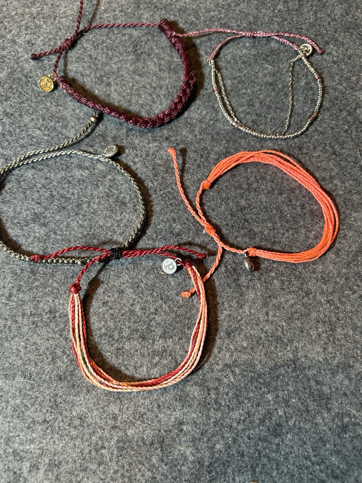 Pura Vida Bracelets Lot Of 5 Shades Of Violet