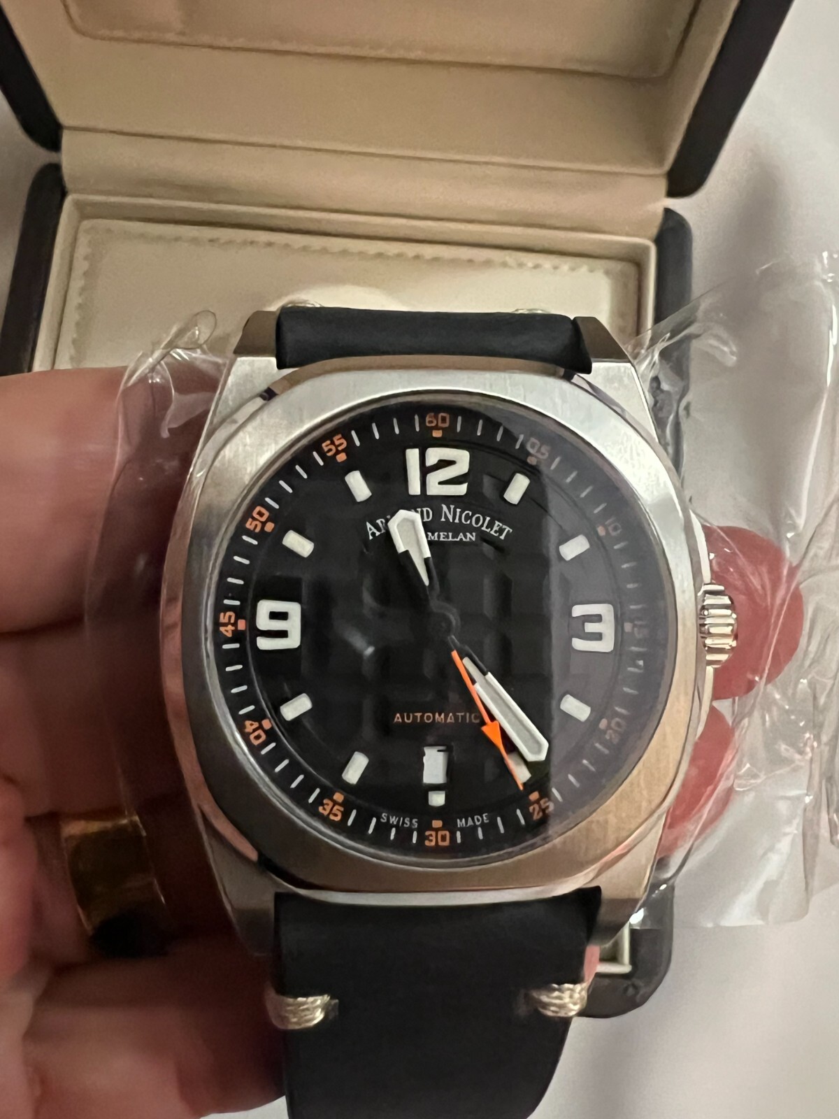 Armand Nicolet JH9 Automatic Black Dial Men’s Watch A660