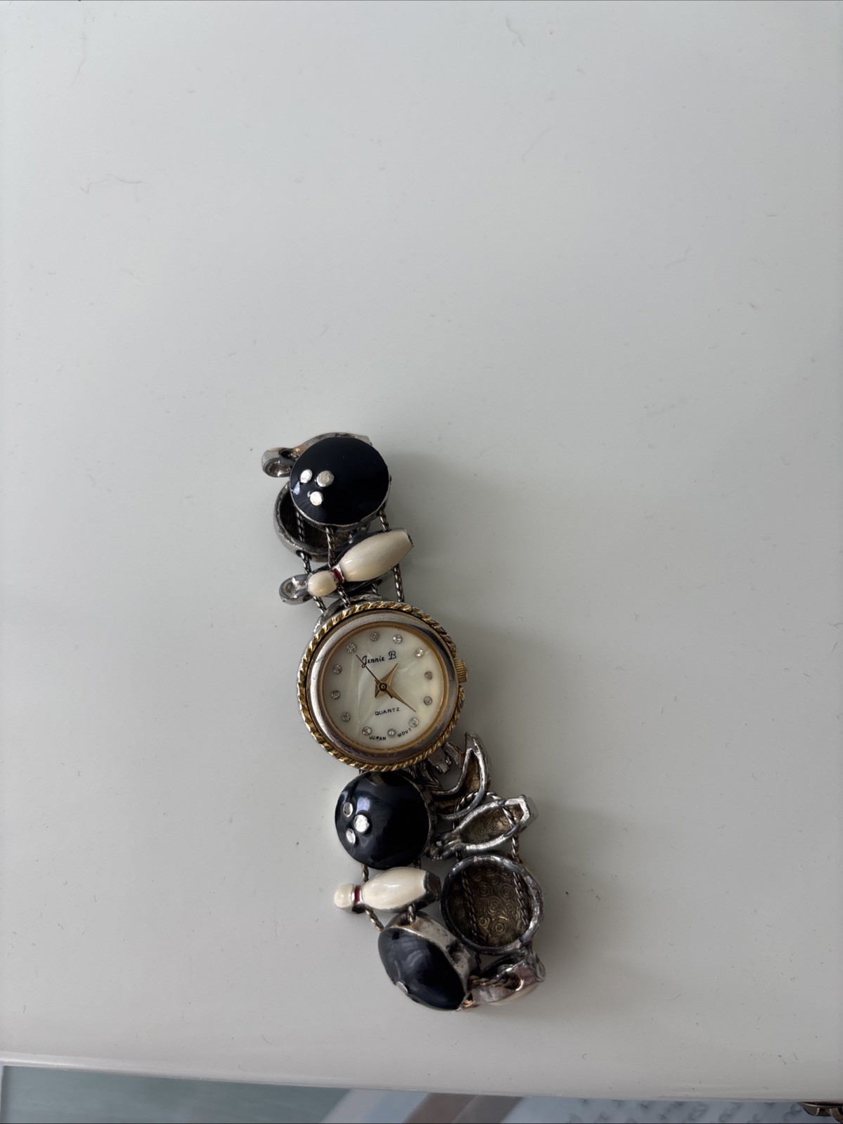Jennie B Bowling Ball And Pins Women’s Watch