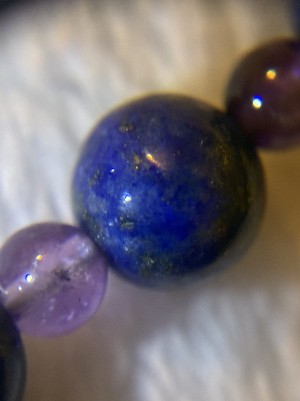 Jay King DTR Lapis Lazuli Beaded Necklace Sterling Silver 925 Mine Finds 35.5”