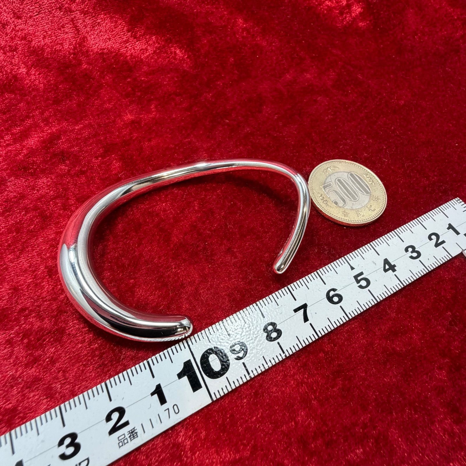 Georg Jensen Sterling Silver 925 OFFSPRING Cuff Bracelet L 16cm 6.3in w/Dust Bag