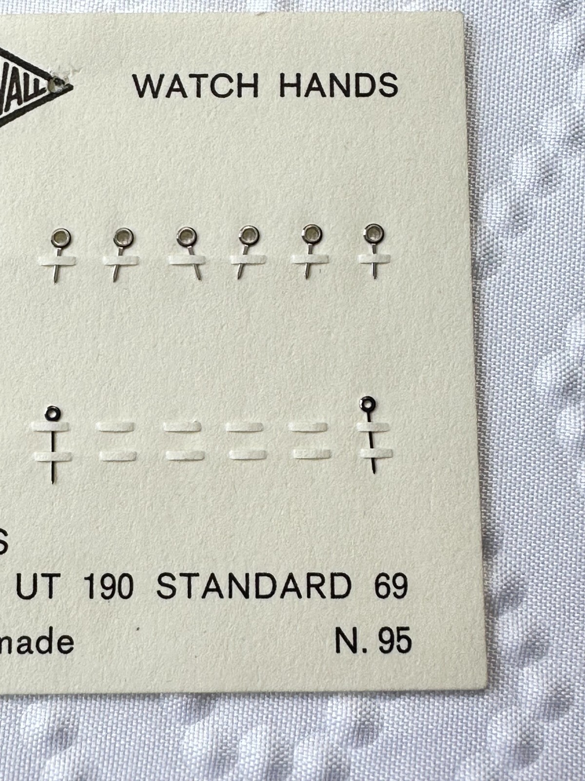 Newall Silver Stick Watch Hands MODELS IN DESCRIPTION LOT AS SHOWN 20-51