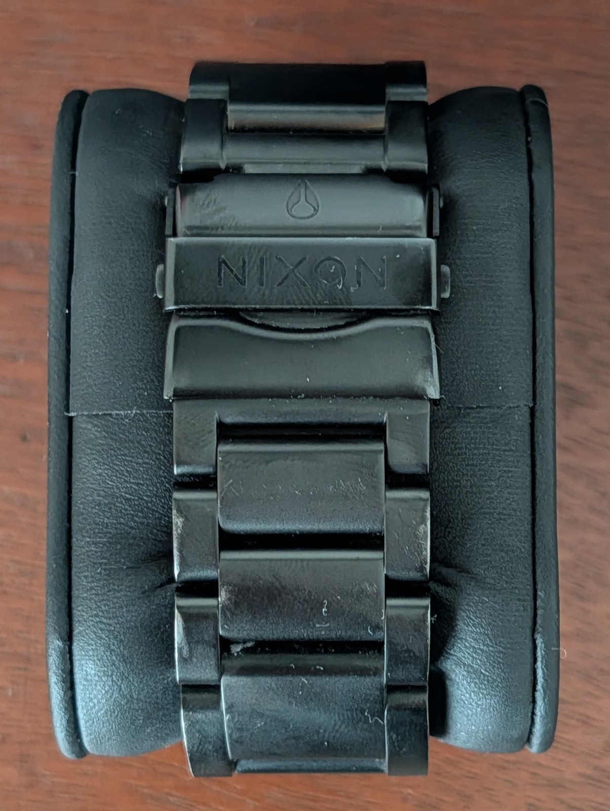 Nixon 51-30 Chrono Matte Black Rose Gold Stainless Steel Bracelet Watch 51mm