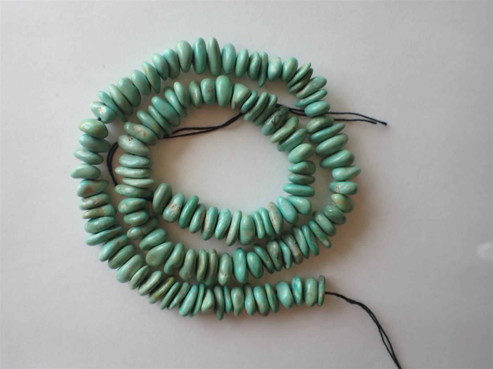 Genuine Elisa (Sonora) Turquoise side-drilled Nugget Beads – 8-10×3-5mm – Strand