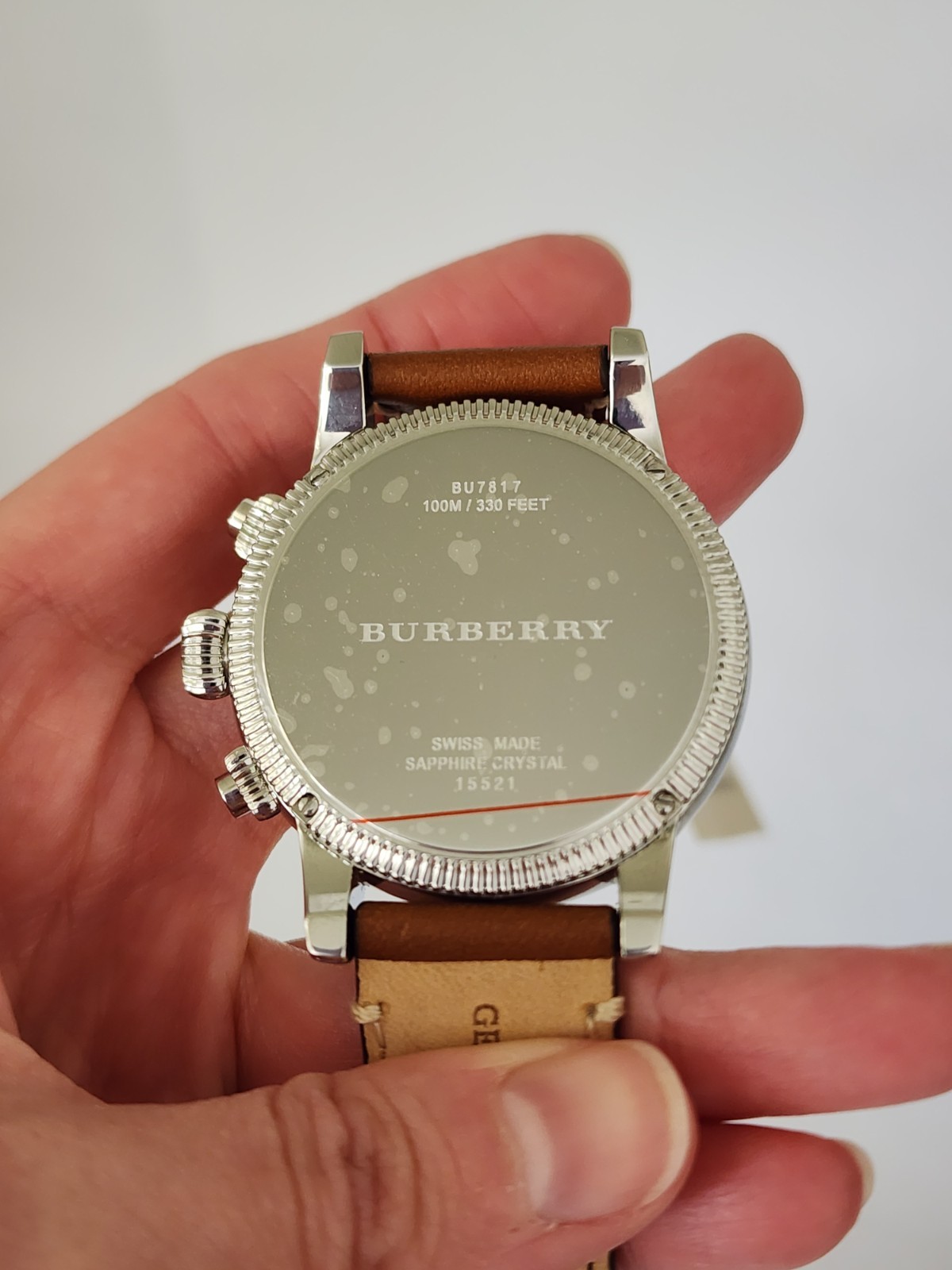 $695 Brand New Burberry Men Watch Chronograph BU7817 “The Utilitarian” 42 mm