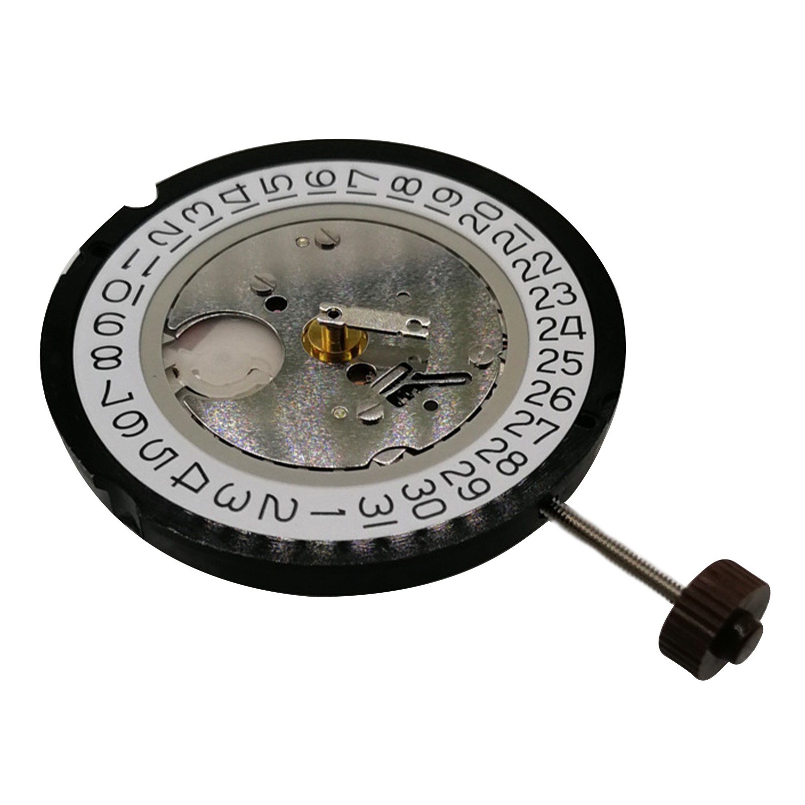 3-Hand Date At 3 Quartz Crystal Watch Movement Part For Ronda 515 Repair
