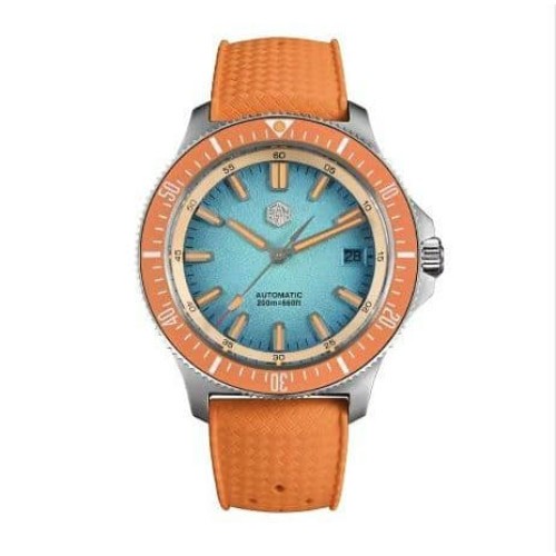 San Martin SN0118-G Automatic 40mm Stainless Steel Diver Style Wristwatch No Box